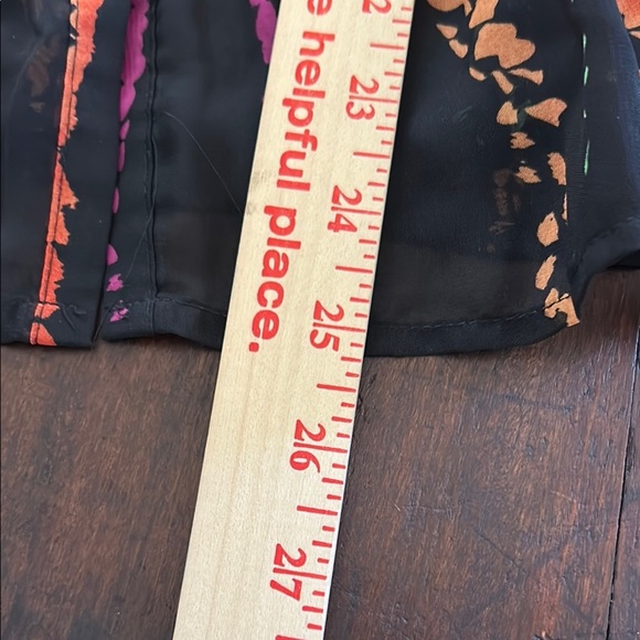 Colorful Sheer Women's Top - Picture 8 of 13